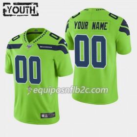 Camiseta Niño NFL Seattle Seahawks Personalizar  Nike Verde 100th